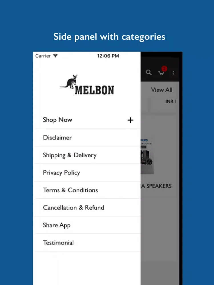 Capturas de pantalla de Melbon iPad 
