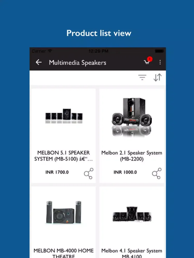 Capturas de pantalla de Melbon iPad 