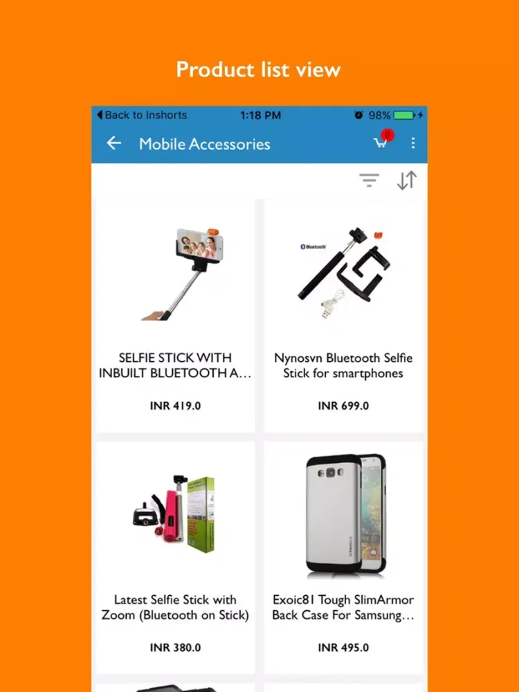 Capturas de pantalla de Public Bazzar iPad 