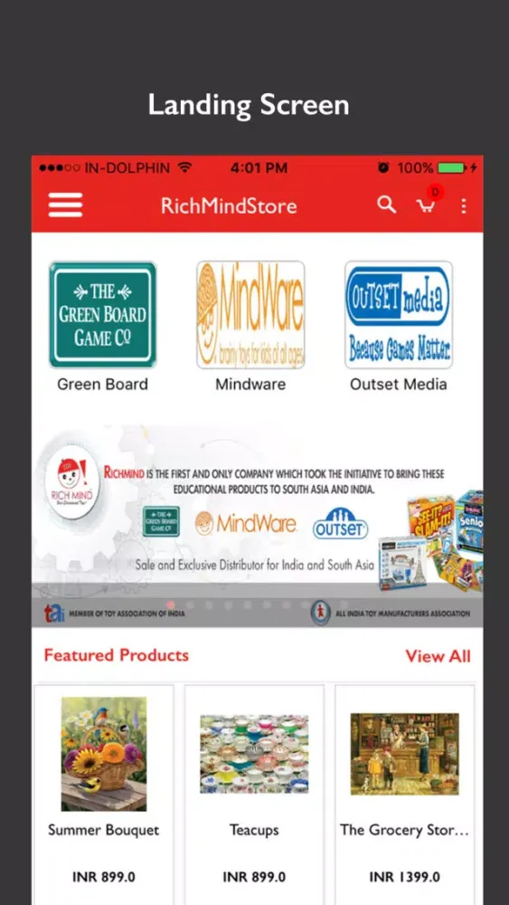 Screenshot di RichMindStore