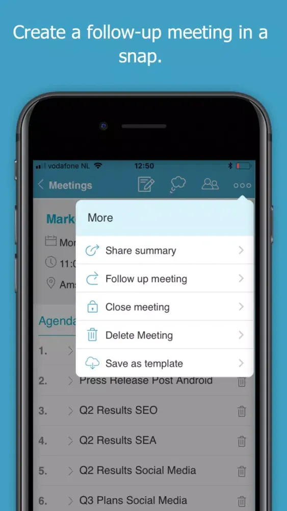 Minute - Makes Meetings Easy स्क्रीनशॉट