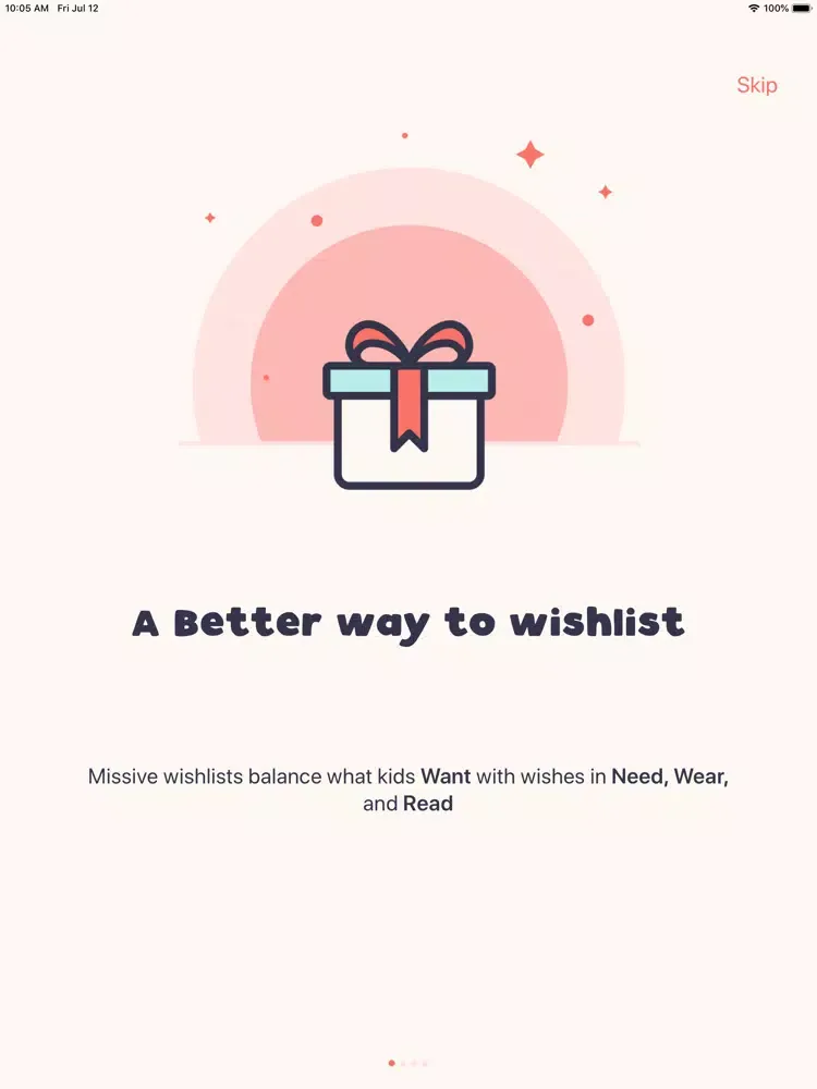 Missive Wishlists iPad 应用截图