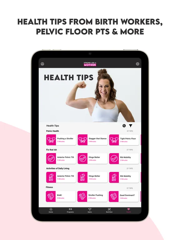 Get Mom Strong iPad 應用截圖