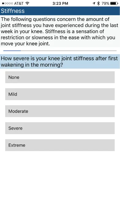 Скриншоты Arthroshare Health Survey