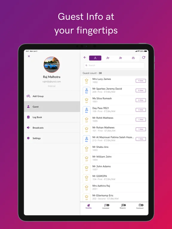 ภาพหน้าจอของ MessageBox - For Hotels iPad 
