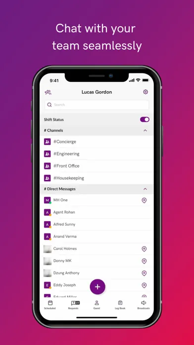 ภาพหน้าจอของ MessageBox - For Hotels