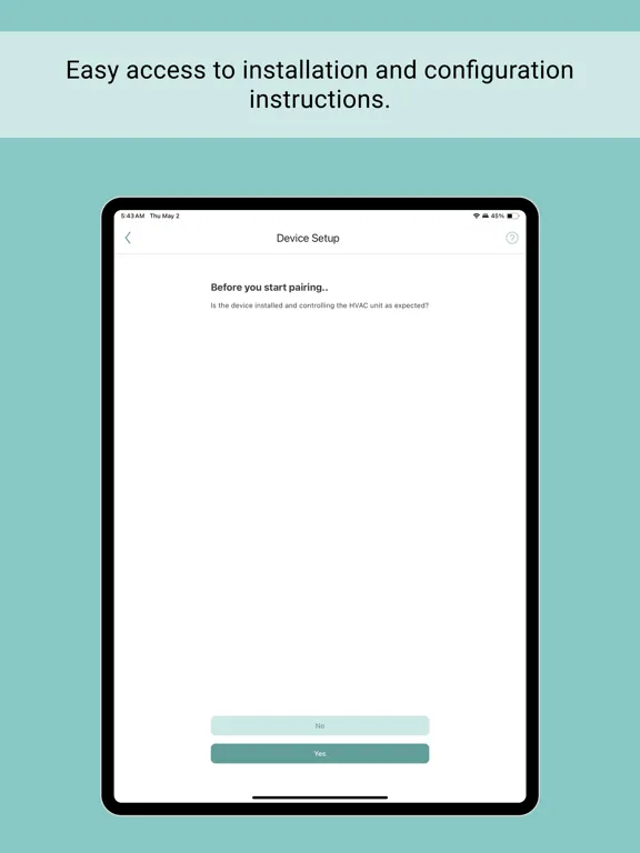 Capturas de pantalla de Mysa HQ Installer iPad 