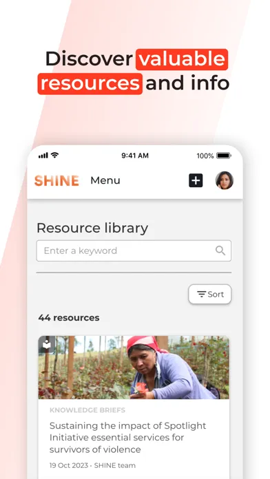 SHINE hub Screenshots