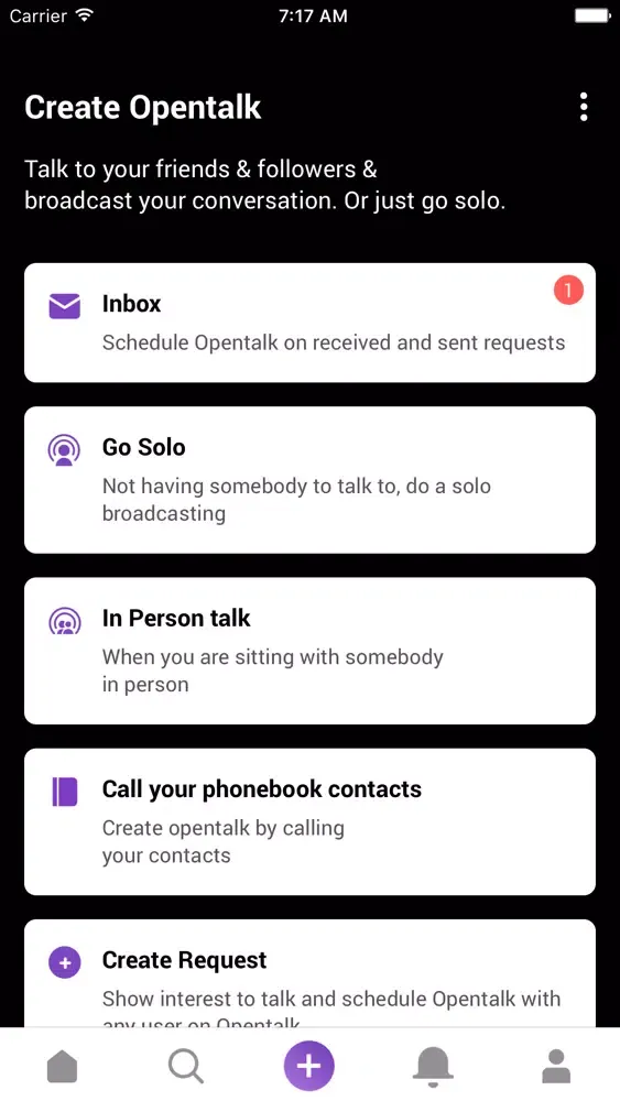 Ảnh chụp màn hình của Opentalk FM