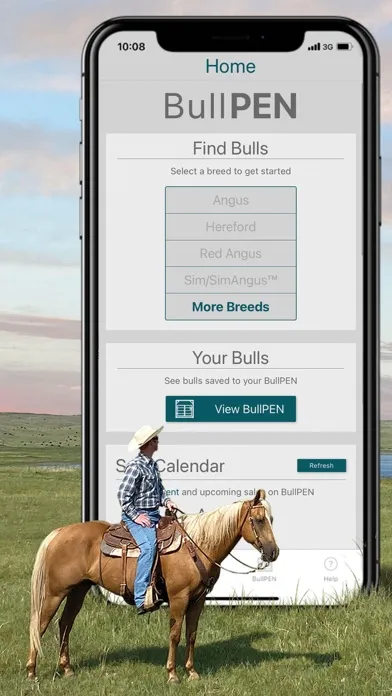 Capturas de tela do BullPEN: A Beef Cattle App