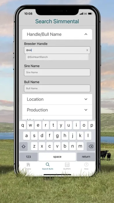 Capturas de tela do BullPEN: A Beef Cattle App