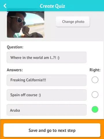PhotoQuiz. build your own trivia games iPad  Ekran Görüntüleri