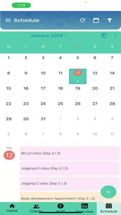 Getphysio Gym Admin スクリーンショット