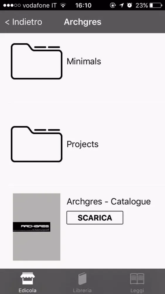 Captures d'écran de Terratinta Ceramiche