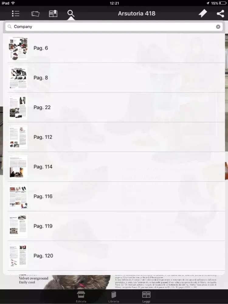 Capturas de pantalla de AF Magazines iPad 