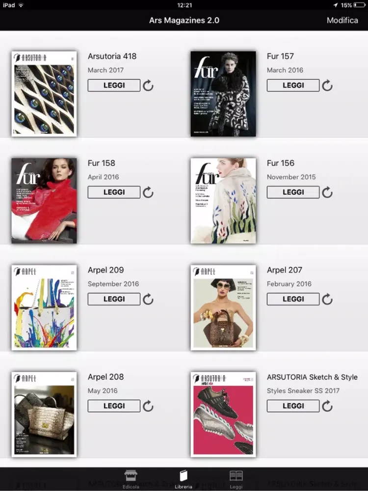 Capturas de pantalla de AF Magazines iPad 