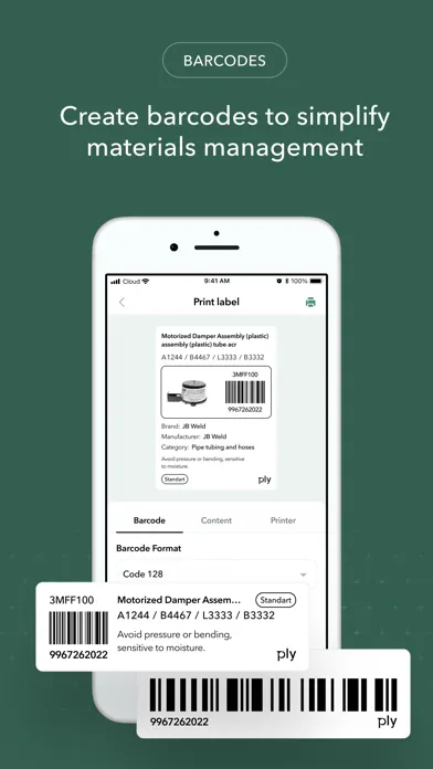 Capturas de pantalla de Ply Inventory