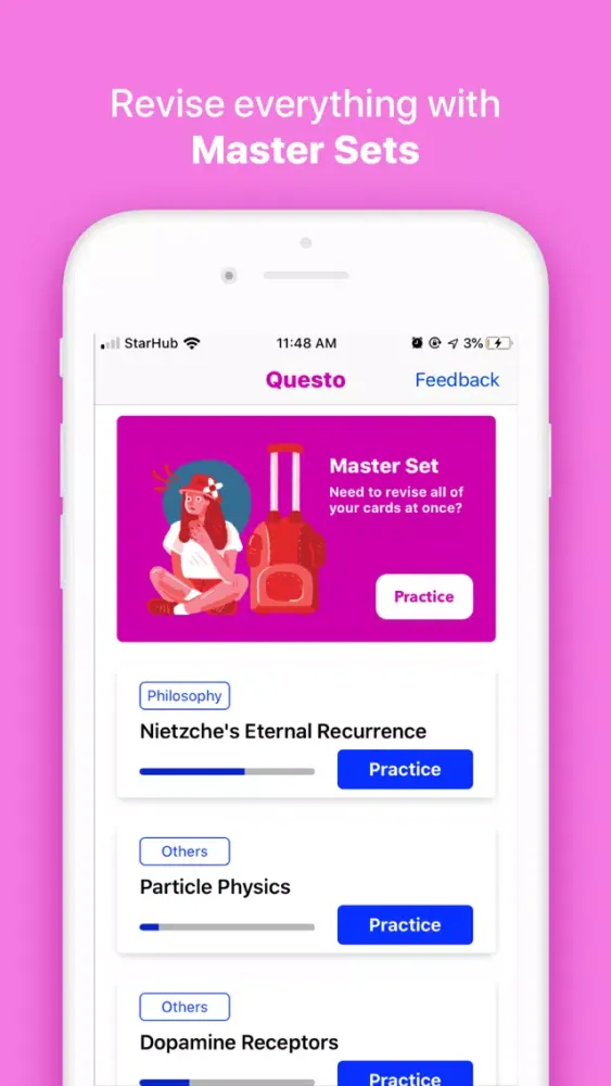 Zrzuty ekranu Questo: AI Quiz Generator