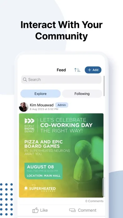 Capturas de tela do BDD App