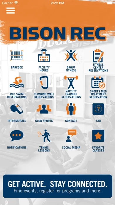 Ảnh chụp màn hình của Bucknell University Recreation