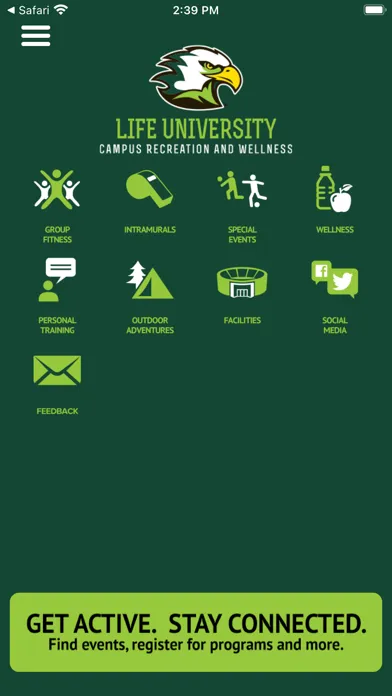 Capturas de tela do Life U Recreation & Wellness