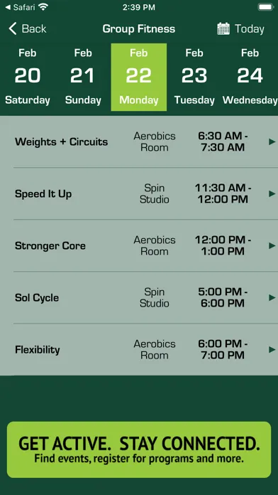 Capturas de tela do Life U Recreation & Wellness