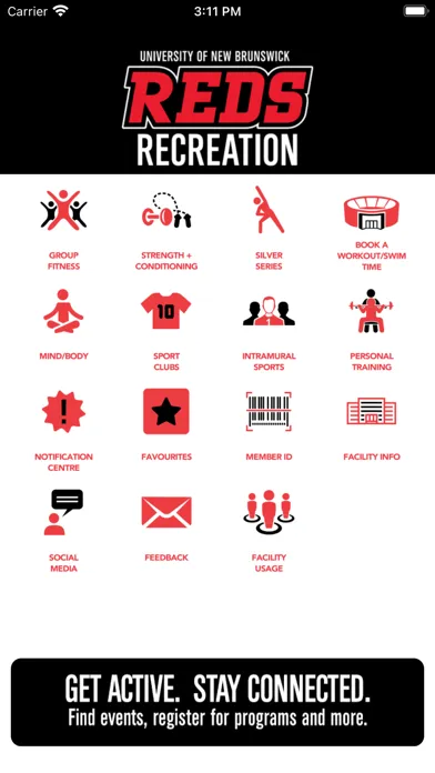 Capturas de pantalla de UNB Rec Services