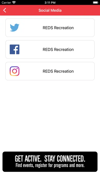 Capturas de pantalla de UNB Rec Services