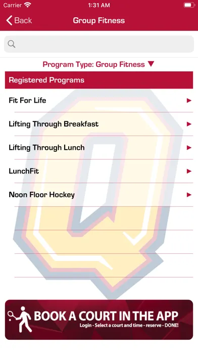 Screenshot di Queens Athletics & Recreation