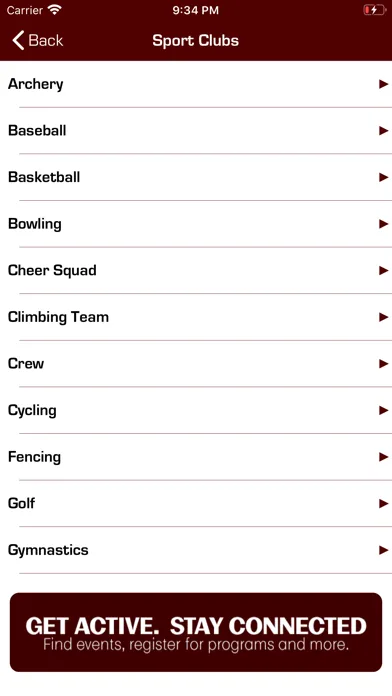 Скриншоты Texas A&M Rec Sports