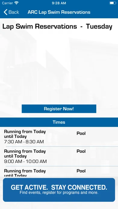 Скриншоты UCI Campus Rec