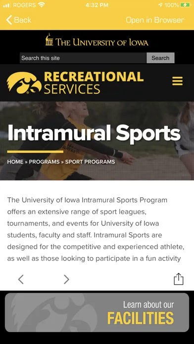 University of Iowa Rec Serv应用截图
