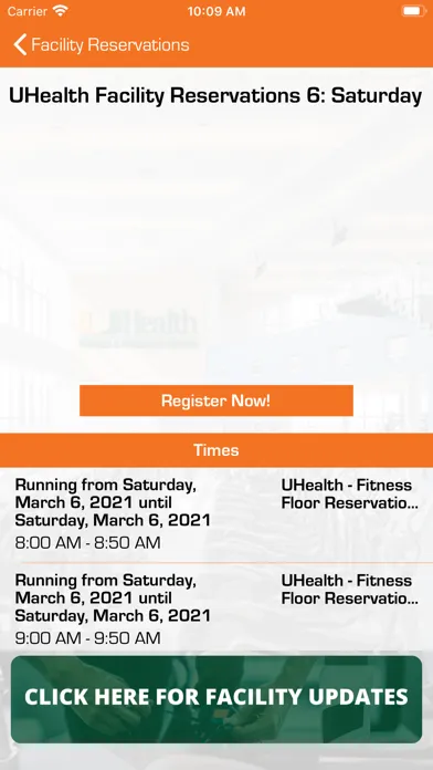UHealth Fit Screenshots