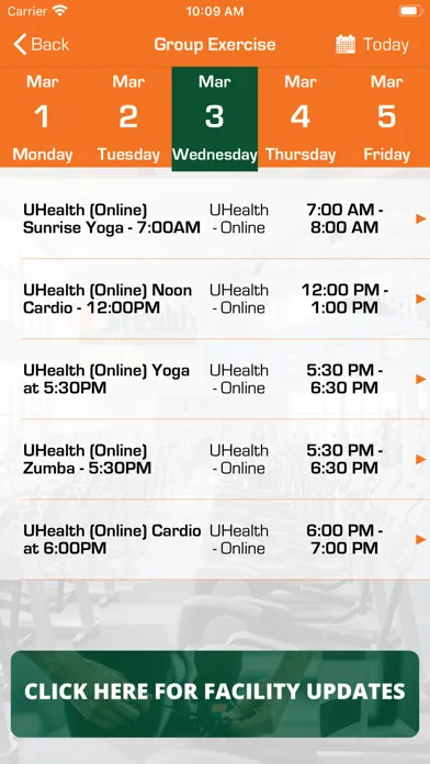 UHealth Fit Screenshots