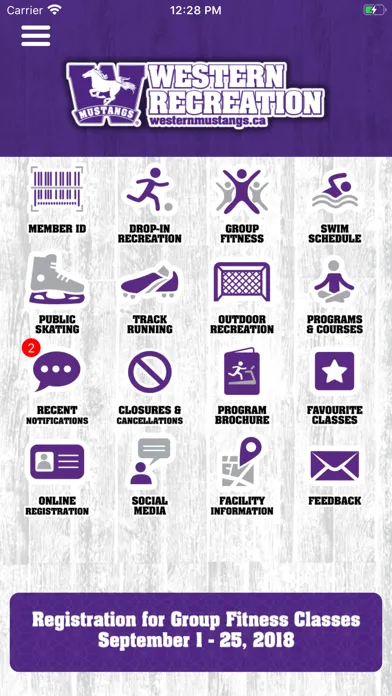 Western University Recreation 스크린샷