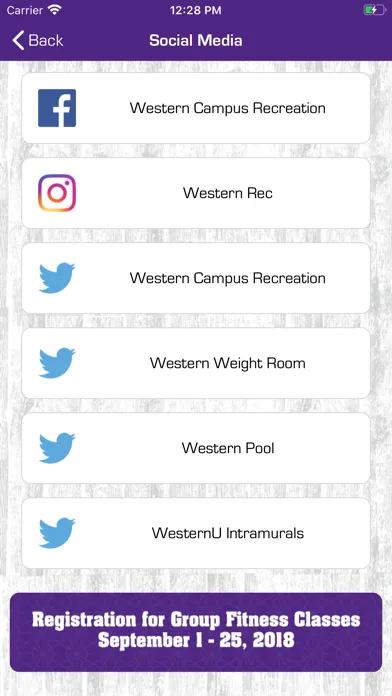 Western University Recreation 스크린샷