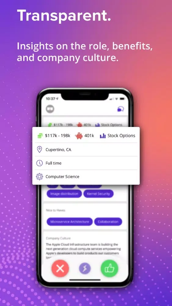 Ảnh chụp màn hình của Refer'd - Peer to peer hiring