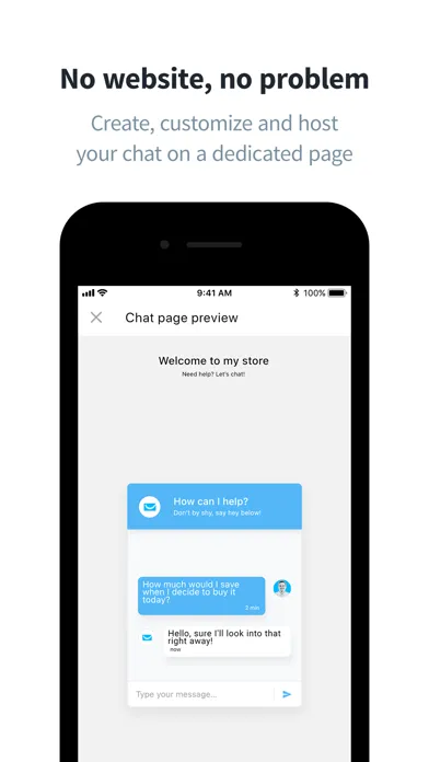 GetResponse Chats سکرین شاٹس