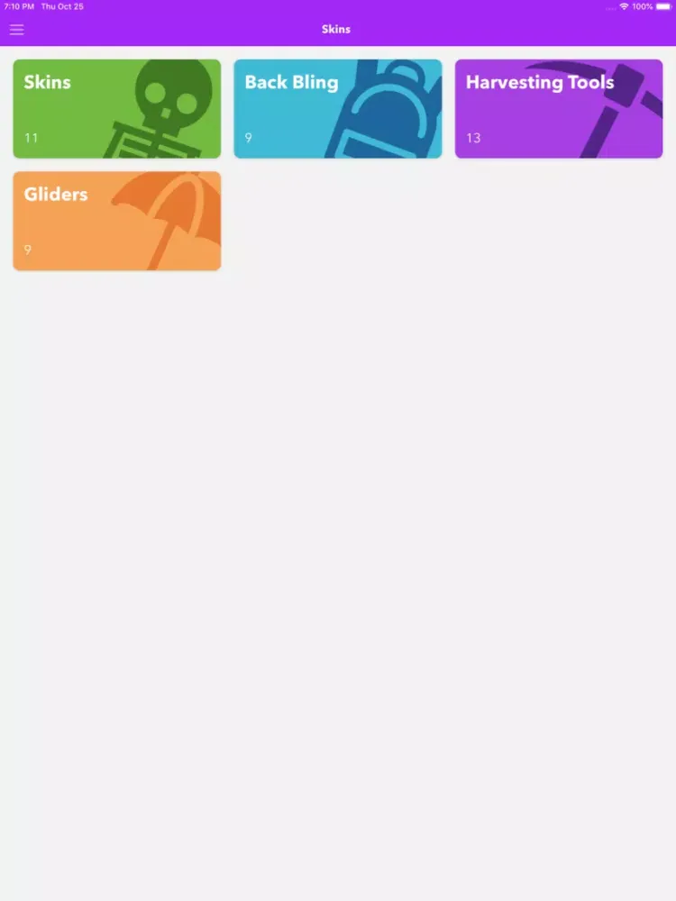 Capturas de pantalla de Field Guide for Fortnite iPad 
