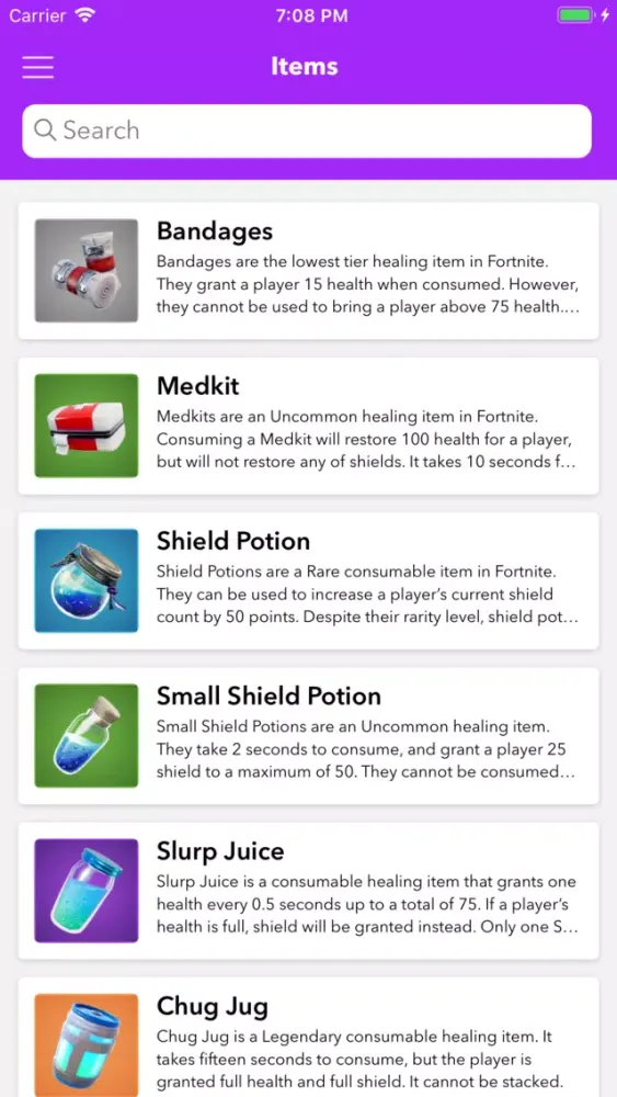 Capturas de pantalla de Field Guide for Fortnite