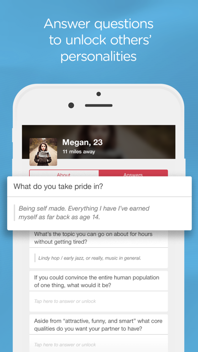 Capturas de pantalla de Sapio — Intelligent Dating