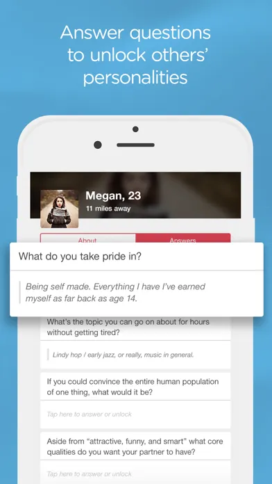 Tangkapan layar Sapio — Intelligent Dating