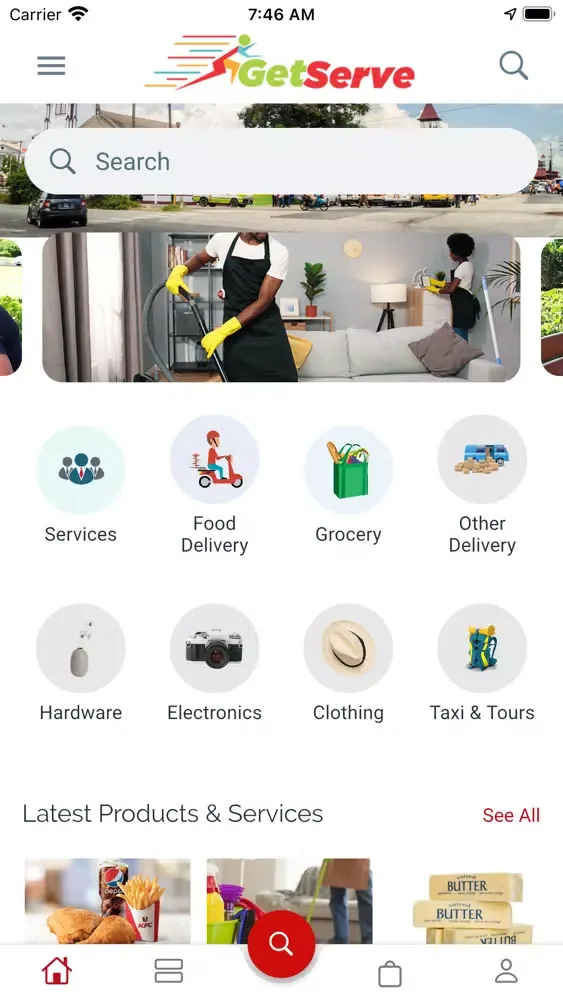 Screenshot di GetServe