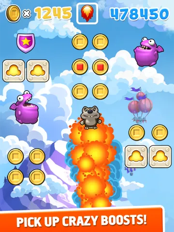 Capturas de tela do Mega Jump iPad 