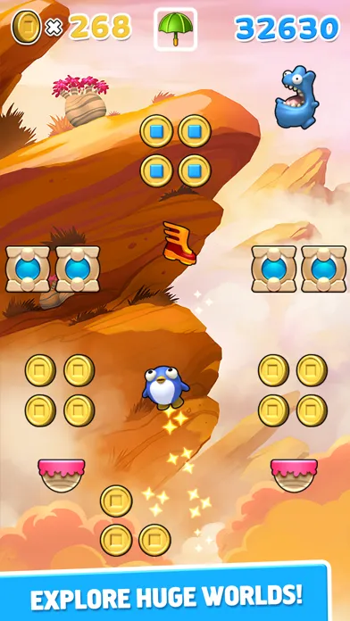 Capturas de tela do Mega Jump