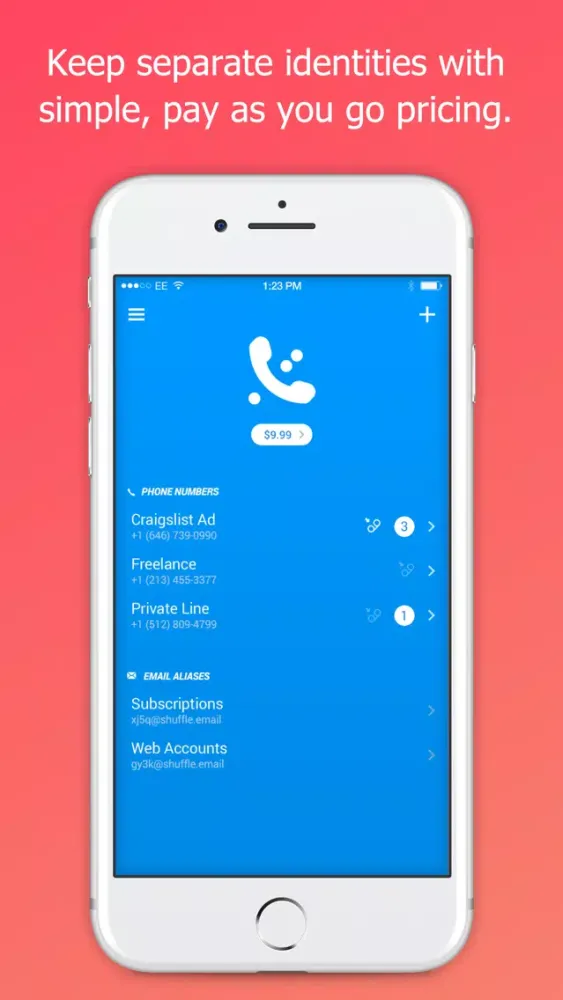 Shuffle - 2nd Phone Number স্ক্রিনশট