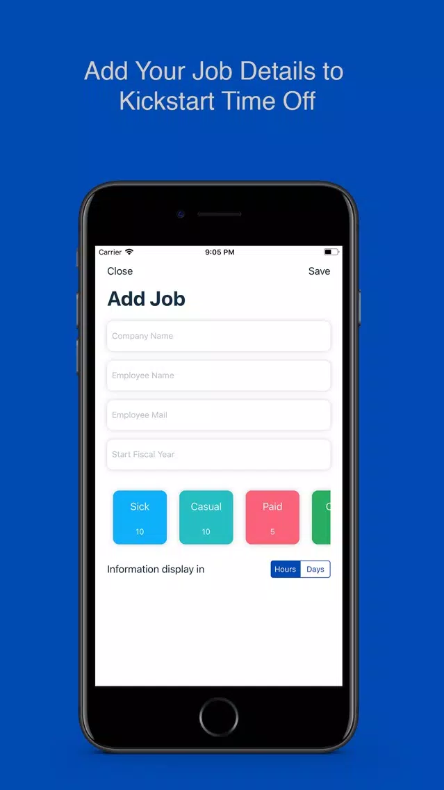 Time Off - Leave Tracker স্ক্রিনশট