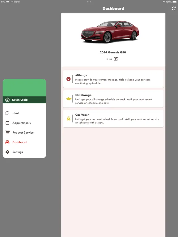 Zrzuty ekranu Krause Mobile iPad 