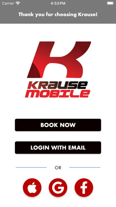 Zrzuty ekranu Krause Mobile