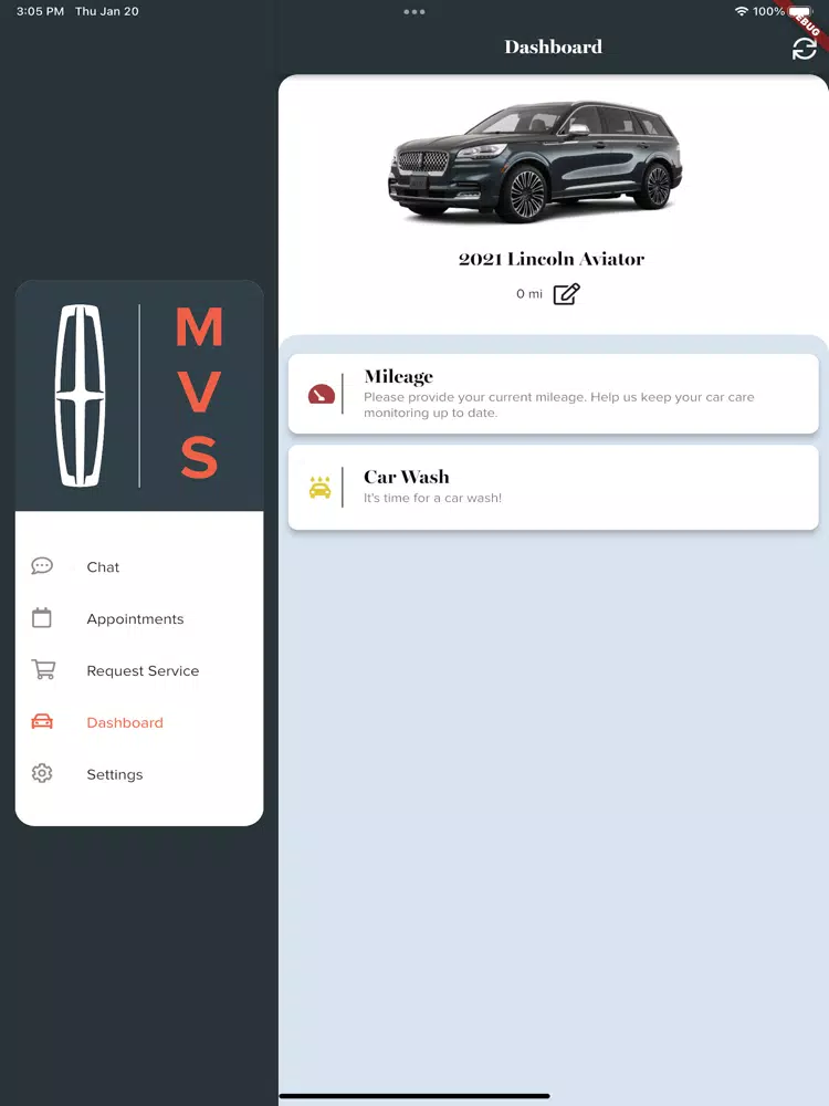 Lincoln - Mobile Vehicle Spa iPad  スクリーンショット